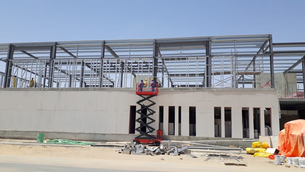 Steel structures for solar power station